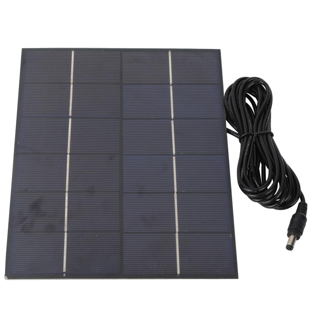 Durable 5.5W 6V Solar Panel High Conversion Rate Portable Solar Charger DIY Battery Charger Outdoor Charging