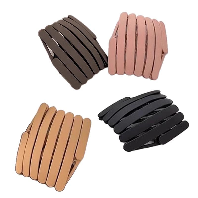 3-częściowy składany damski zestaw opasek chowanych na głowę do podróży i mycia twarzy