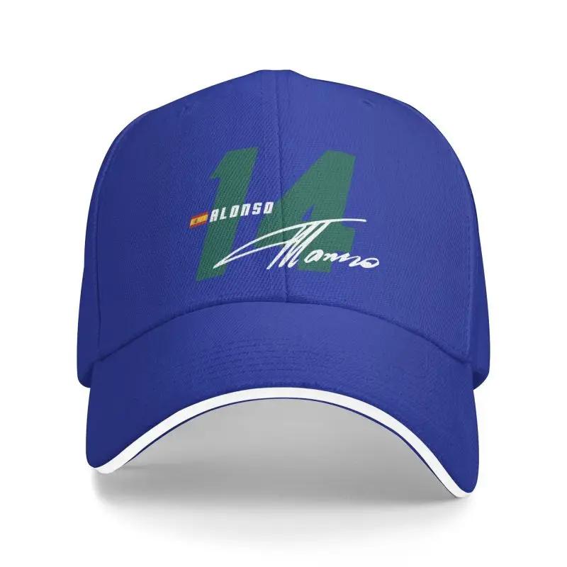 Custom Alonso 14 Signature Number Baseball Cap Unisex Women Breathable Sport Car Racing Dad Hat Outdoor