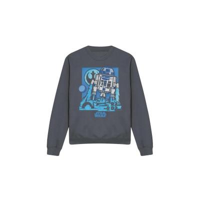 STAR WARS Unisex Adult Papercut R2-D2 Sweatshirt