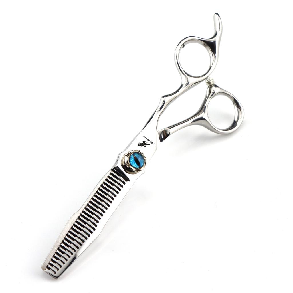 6.0 Nimpson, Devil'S Eye Screw, Hair Scissors, Haircut Tooth Scissors, Thin