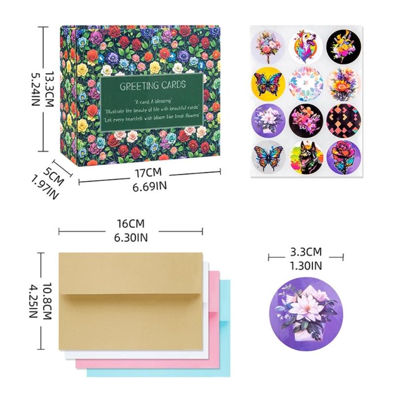 Unique Birthday Cards With Colorful Designs Happy Birthday Card Variety Greeting Cards for Personalized Greeting