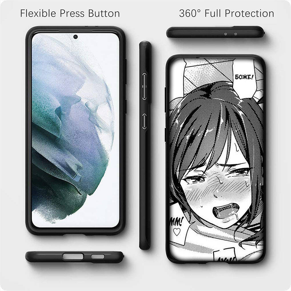 Για Samsung Galaxy S25 S24 S23 iPhone 17 16 15 Xiaomi Redmi Note 14 13 12 11 Plus Pro Max Θήκη Ahegao Hentai Manga Anime Κορίτσι Waifu OPPO Huawei Κάλυμμα