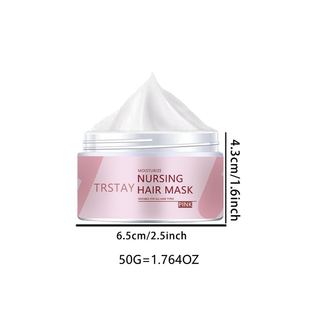 Hair Cream Repairs Damaged Hair, Nourishes and Replenishes It, Making Hair Grow Softer and More Vibrant. Moisturizing Hair Conditioner