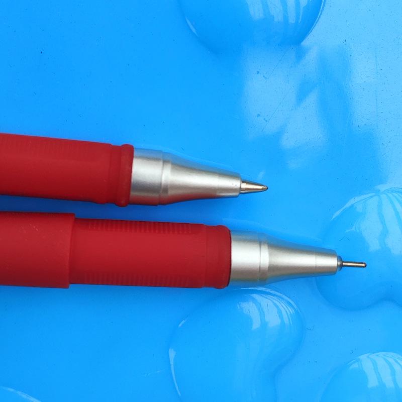 Bright Frosted Red Pen for Smooth, Skipping-Free Writing - Ideal for Office, Exams, Teacher Grading, and Homework (380 Red Pen)