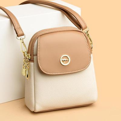 Women's 2024 Vertical Soft Leather Shoulder Bag - Simple, Fashionable, All-Match Style