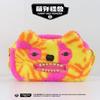 Genuine Funny Ugly Monster Plush Crossbody Bag Adjustable Strap Mr Button Screech Leopard Stuffed Doll Bag Gift