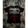 Fashion Summer Kids T-shirt Vintage Gothic Cross Wing Print Tees Round Neck T-shirt Outdoor Street Style Top Casual Boy and Girl's Clothing