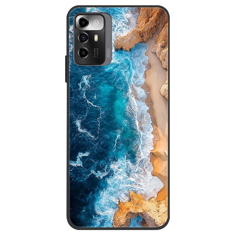 Etui na ZTE Blade A72 5G Marmurkowe Silikonowe Miękkie Odporne na Wstrząsy TPU Tylna Pokrywa dla ZTE A72 5G A 72 Etui 7540N Funda Shockproof Coque