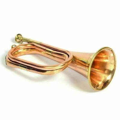 Old School Orchestra Band Bugle – Copper Brass Finish, Classy Gift Item