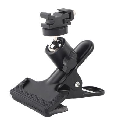 Metal Photo Studio Backdrop Clamp Ball Head Cold Shoe Bracket with 14"" Thread