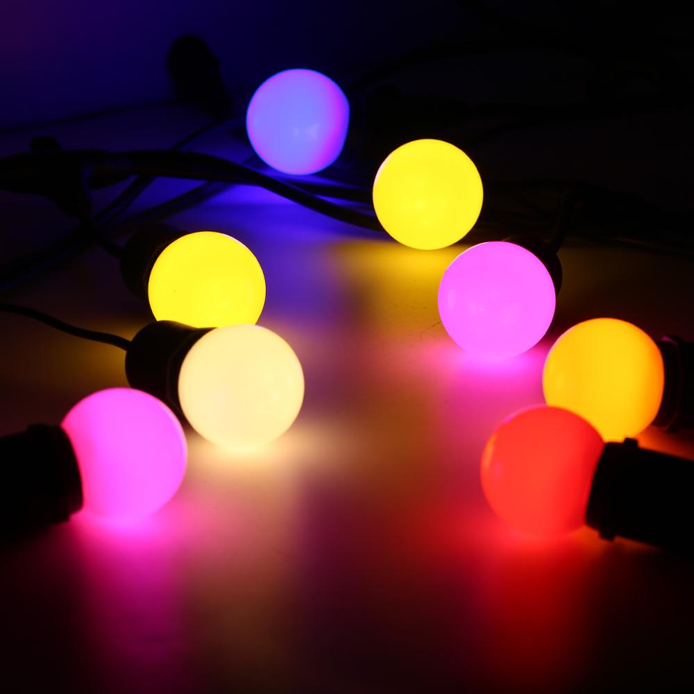 10 stk LED-pære E27 LED-lampe 3W 1W AC 220V Lyspære Kald Varm Hvit Mer Farge Lampada LED Spotlys Bombilla Hjemmedekor Liten Lyspære
