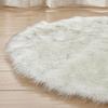 Home Bedroom Floor Round Soft Fluffy Seating Chair Sofa Rug Carpet Cover Cushion