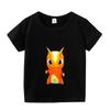 Cute Children T-shirt Cartoon Print Comfortable Casual Clothies Tops Kids