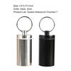 Pill Keychain Water-proof Rust Resistance Daily Using Small Pocket Pill Box Keychain