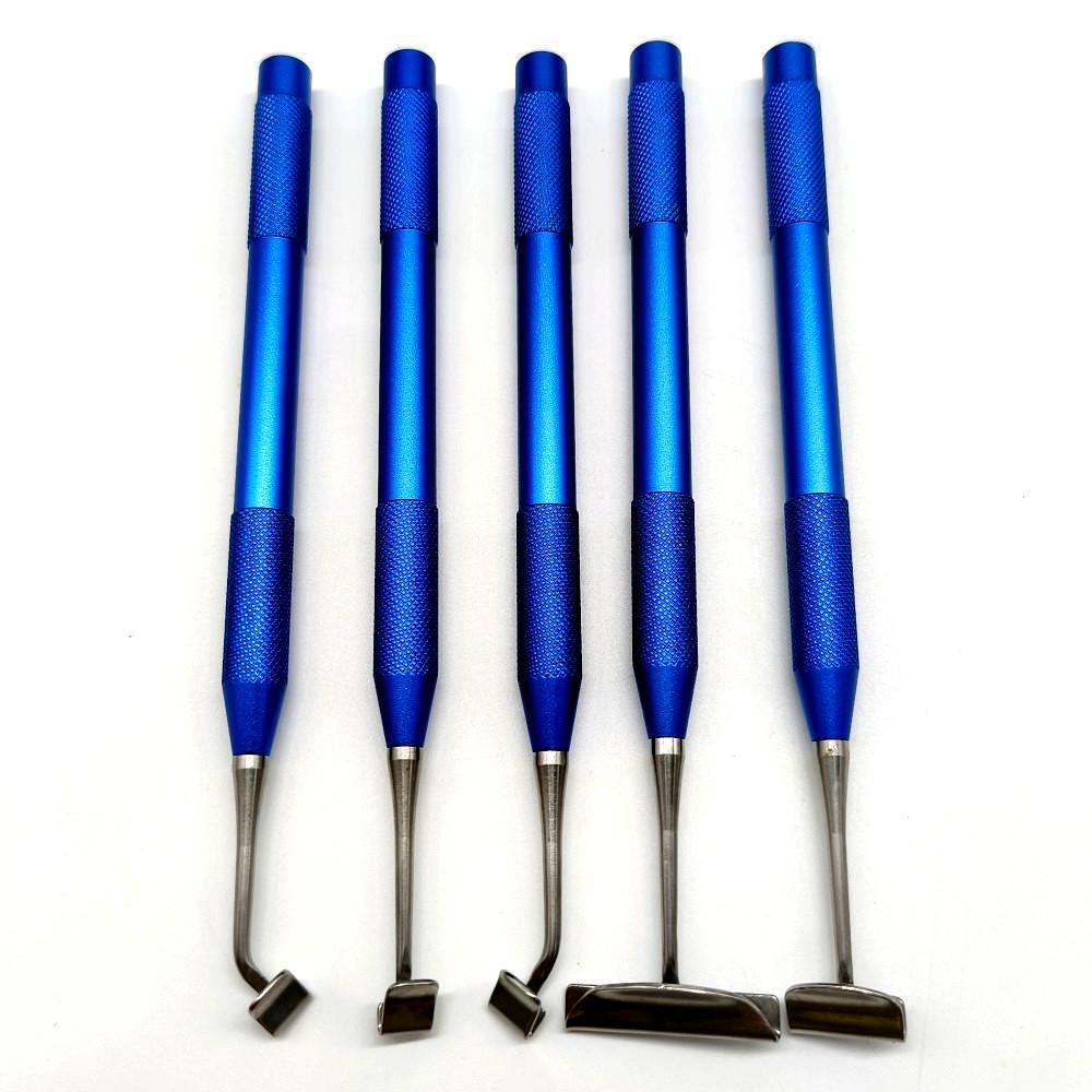 Dental Implant Soft Brushing Kit Dental Surgical Lingual Flap Tool Periosteal Reducer Incision Periosteal Separator