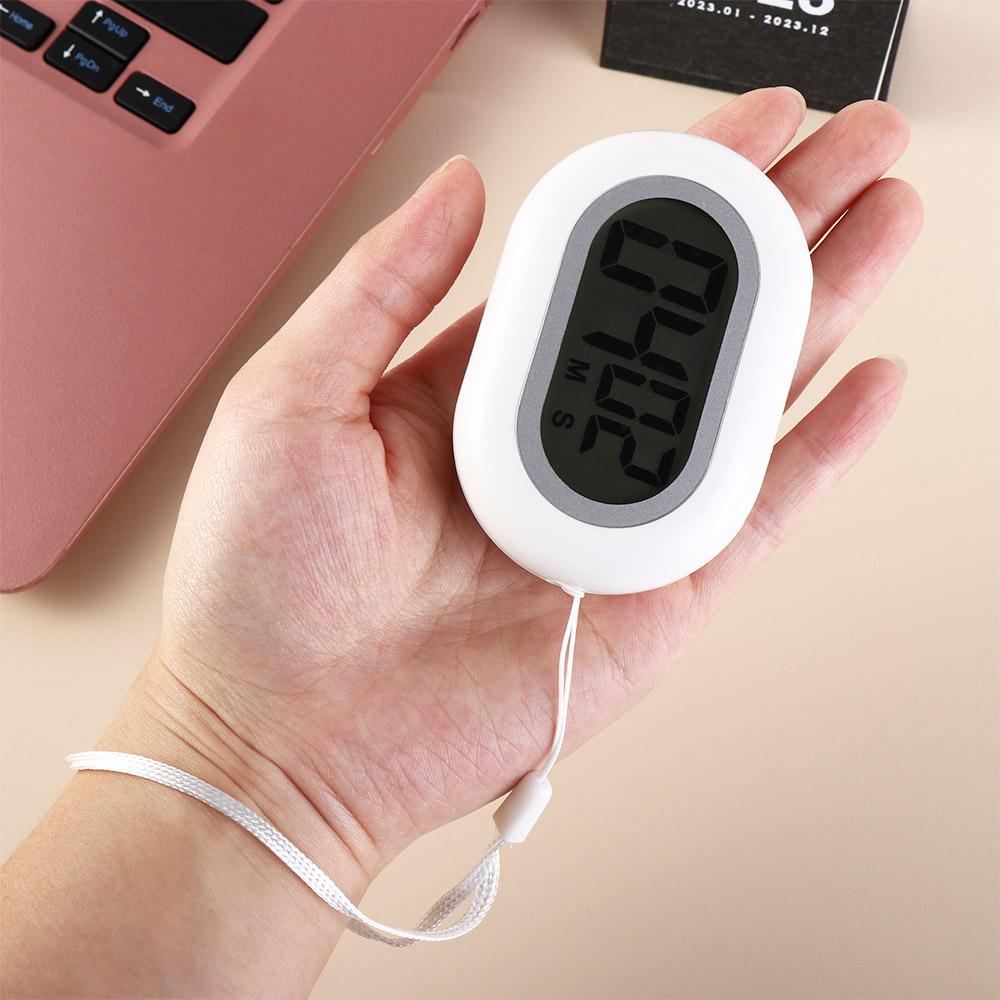 Self-Discipline Kitchen Reminder with Rope Countdown LCD Alarm Clock  Game