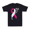 Cancer Ribbon Fck Cancer Tee Feather Breast Cancer Awareness Strong Hope T-Shirt