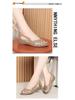 2024 Summer Women's Flat Sandals with Soft Sole - Comfortable Closed Heel, Open Toe Design for Moms