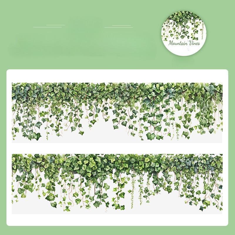 Good Day Vine Theme PET Tape Mountain Wild Branch Vine Series 6 Hand Accounts DIY Decorative Collage Material