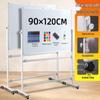 Mobile Magnetic Double-Sided Whiteboard Stand for Home, Office, or Training - Small Size