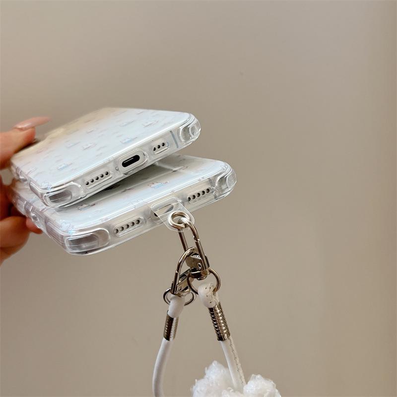 Floral Rabbit iPhone 17/16 Pro Max/15/14 Case for Girls