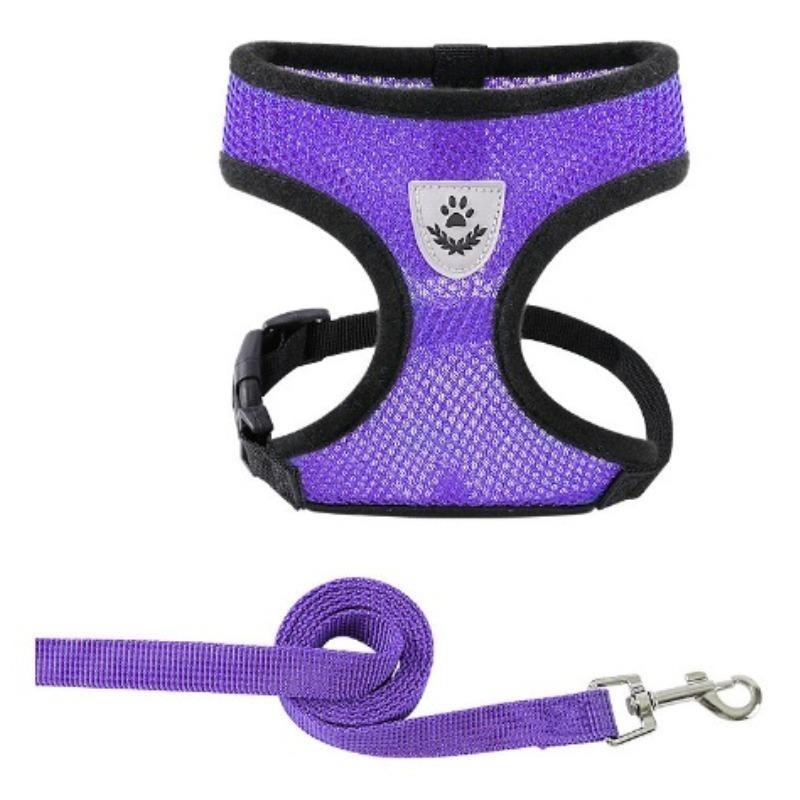 Pet Leash, Vest Style, Dog and Cat Chest and Back Straps, Small Dog Reflective Leash and Dog Chain Supplies