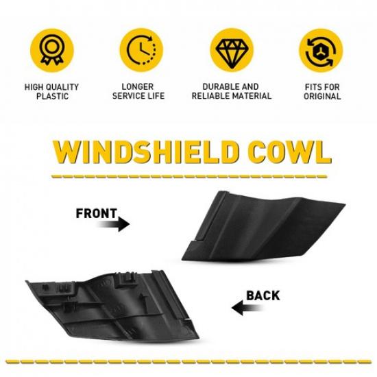 2x Windshield Wiper Side Cowl Cover Trim For Toyota Yaris 4-Door 2006-2010 09 08