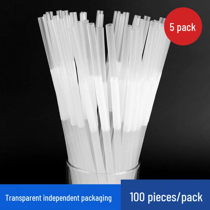 ZISIZ Colorful Artistic Disposable Straws