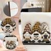 Napkin Holder, Wooden with Open Design, Easy Paper Towel Access Retro Style Dispenser, for Kitchen Dining Table Decor