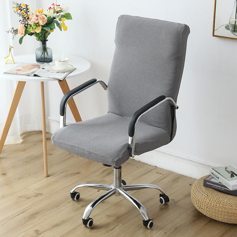 Bürostuhlbezug mit Armlehne Drehstuhl Sitzbezug Verdickter Computerstuhlbezug Universeller Elastischer Stuhlbezug Hockerbezug