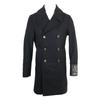 Sealup [Excellent Condition/Domestically Authorized] GENOVA Genoa Wool Melton Pea coat 46 blackUsed