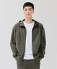 Chasecult Men'S Sleeve Pocket Zip-Up Hoodie - Khaki