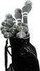 Scott Edward Golf Iron Headcovers, 10-Piece Set, Cute, Basically Sock-Shaped, Washable, Durable Golf Club Head Protectors (Gray)