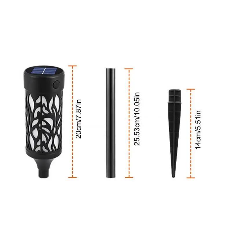 Flickering Solar Lights Outdoor Set Of 4 Decorative Flickering Solar Lights Weatherproof Landscape Lighting Front Porch Decor