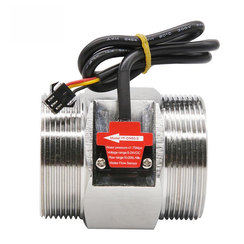 Edelstahl-Wasserdurchflusssensor DN40/DN50 für große Rohre