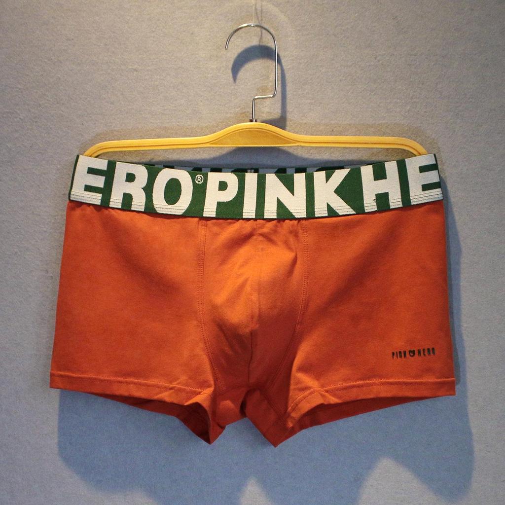 Men's Pure Cotton Breathable Boxer Briefs - Sporty Mid-Rise Fashion.