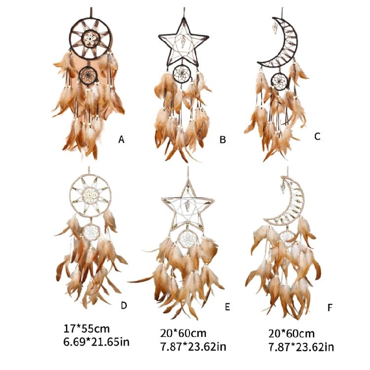 Home Decor Wind Chimes Pendant Moon and Star Wall Decor Ornament Decorations