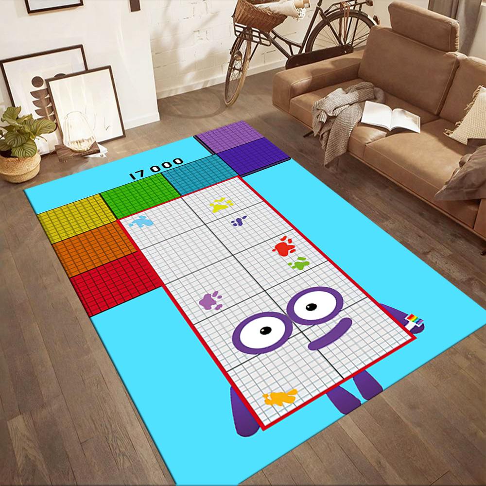Numberblocks Floor Rug Office Rug Perfect For Decorate Room Balcony Foyer Bedrooms Antislip Rug Office Home Decor Perfect Birthdaychristmas Gift Idea
