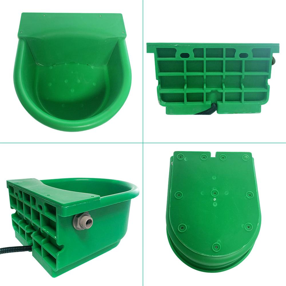 5L Automatic Heated Water Bowl With Cow Drinking Floating Ball Cattle Feeding Dispenser For Horse Sheep Dog Livestock Supplies