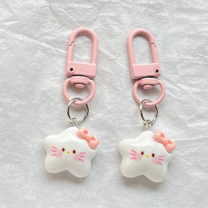 Pentagram Keychain, Sweet Cartoon Japanese Pendant, Cute Girlfriend Gift, Jewelry Ornament