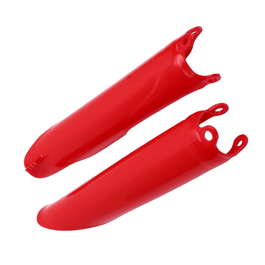 1 Pair Front Fork Guard Red Motorcycle Fork Shock Absorber Protector Replacement for CR125 CR250 CR500 1993 2007
