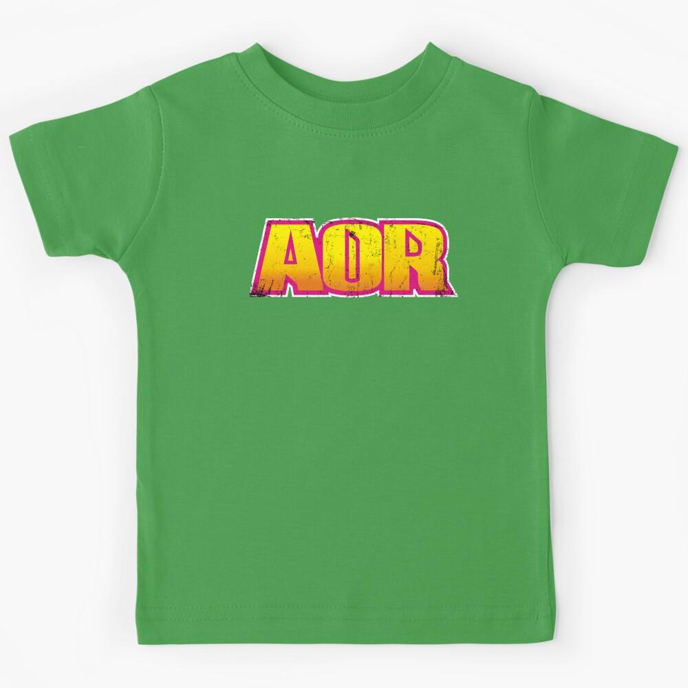 AOR – Retro 80s Melodic Rock Design Kids T-Shirt 110
