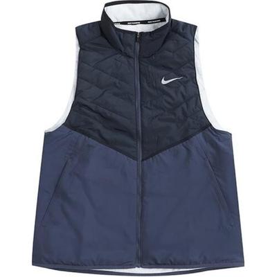Therma-Fit Comfortable Zip-Up Stand Collar Vest Men Vests Blue DD5648-475
