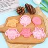 New Mother's Day Cookie Mold Cookie Stamp Molds Cake Decoration Biscuit Mould Baking Tools Gifts To Mom Best Wishes Women's Day