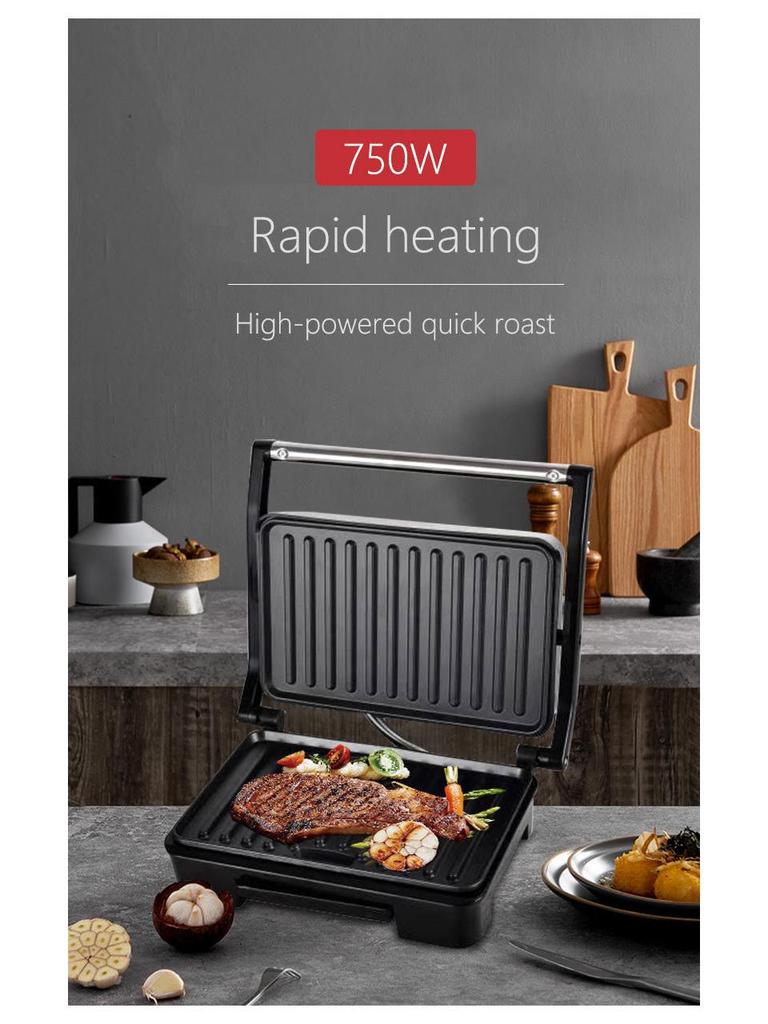 Compact Dual-Sided Pancake & Griddle Press: Multi-Function Cooker for Pancakes, Steak, Eggs, and Sandwiches