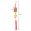 2027 Year Of The Sheep Pendant Zodiac Chinese New Year Car Decoration Red Gold Lucky Accessory Gift