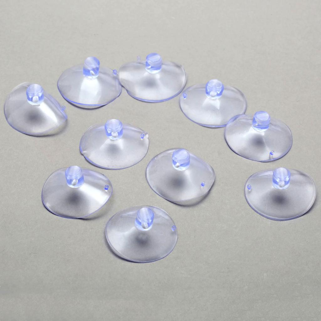 10Pcs Clear Strong Vacuum Suckers Hook Hanger Sucker Suction Cups For Window Kitchen Bathroom Doll Toy Fridge 28/30/35/40mm