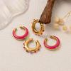 Dopamine Hoop Earrings: Versatile, Fashionable, High-End Design for Women