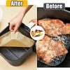 Kitchen Utensils Air Fryer Paper Kitchens Accessories Disposable BBQ Plate Non-stick Pad. Square Round Pastry Molds 50/30 Pieces